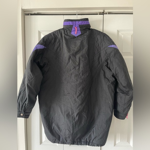 80’s Womens Retro Ski Jacket oversized XL - Picture 2 of 3